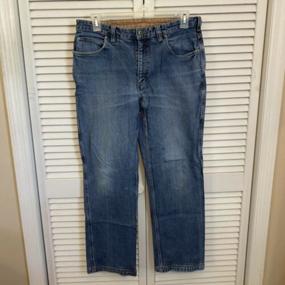 Duluth Trading Co. Mens Classic Jeans Size 36x32 Distressed